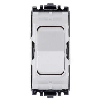 MK Grid Plus Complete Range, Plates, Modules, Yokes, Back Boxes, White, Metal Clad