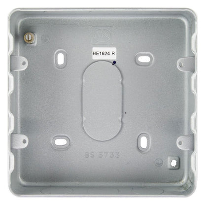 MK Grid Plus Complete Range, Plates, Modules, Yokes, Back Boxes, White, Metal Clad