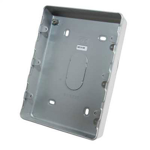 MK Grid Plus Complete Range, Plates, Modules, Yokes, Back Boxes, White, Metal Clad