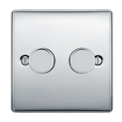 BG Nexus Decorative Polished Chrome Accessories Complete Range White Inserts
