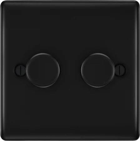 BG Nexus Decorative Matt Black Wiring Accessories Complete Range