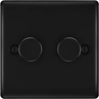 BG Nexus Decorative Matt Black Wiring Accessories Complete Range