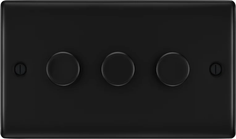 BG Nexus Decorative Matt Black Wiring Accessories Complete Range
