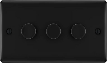 BG Nexus Decorative Matt Black Wiring Accessories Complete Range