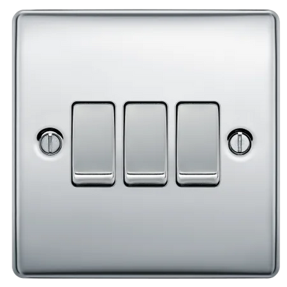BG Nexus Decorative Polished Chrome Accessories Complete Range White Inserts