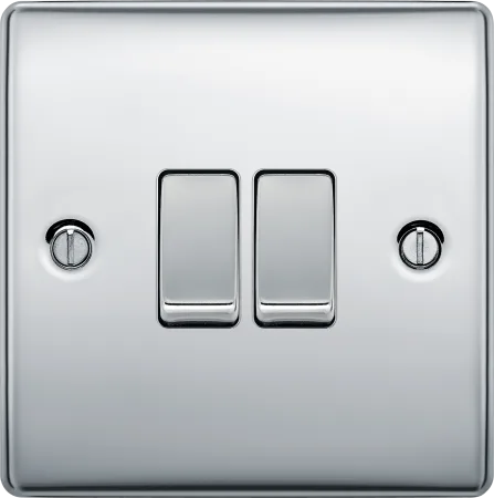 BG Nexus Decorative Polished Chrome Accessories Complete Range White Inserts