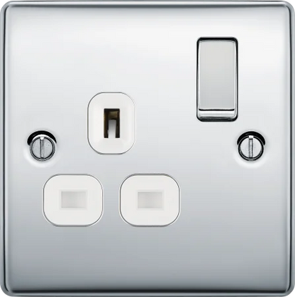 BG Nexus Decorative Polished Chrome Accessories Complete Range White Inserts