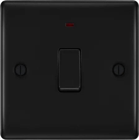 BG Nexus Decorative Matt Black Wiring Accessories Complete Range