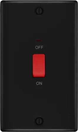 BG Nexus Decorative Matt Black Wiring Accessories Complete Range