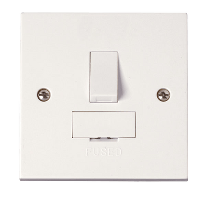 Click Polar Premium White Square Edge Switches, Sockets & Accessories