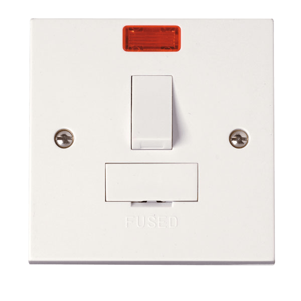 Click Polar Premium White Square Edge Switches, Sockets & Accessories