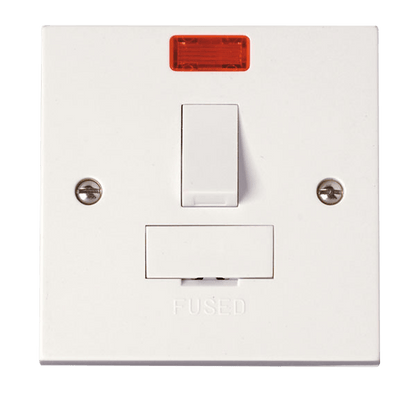 Click Polar Premium White Square Edge Switches, Sockets & Accessories