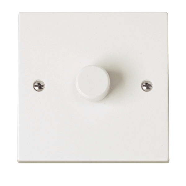 Click Polar Premium White Square Edge Switches, Sockets & Accessories