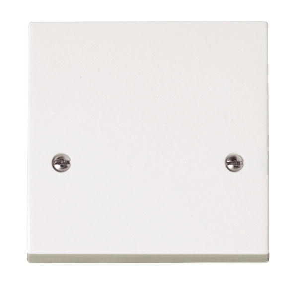 Click Polar Premium White Square Edge Switches, Sockets & Accessories