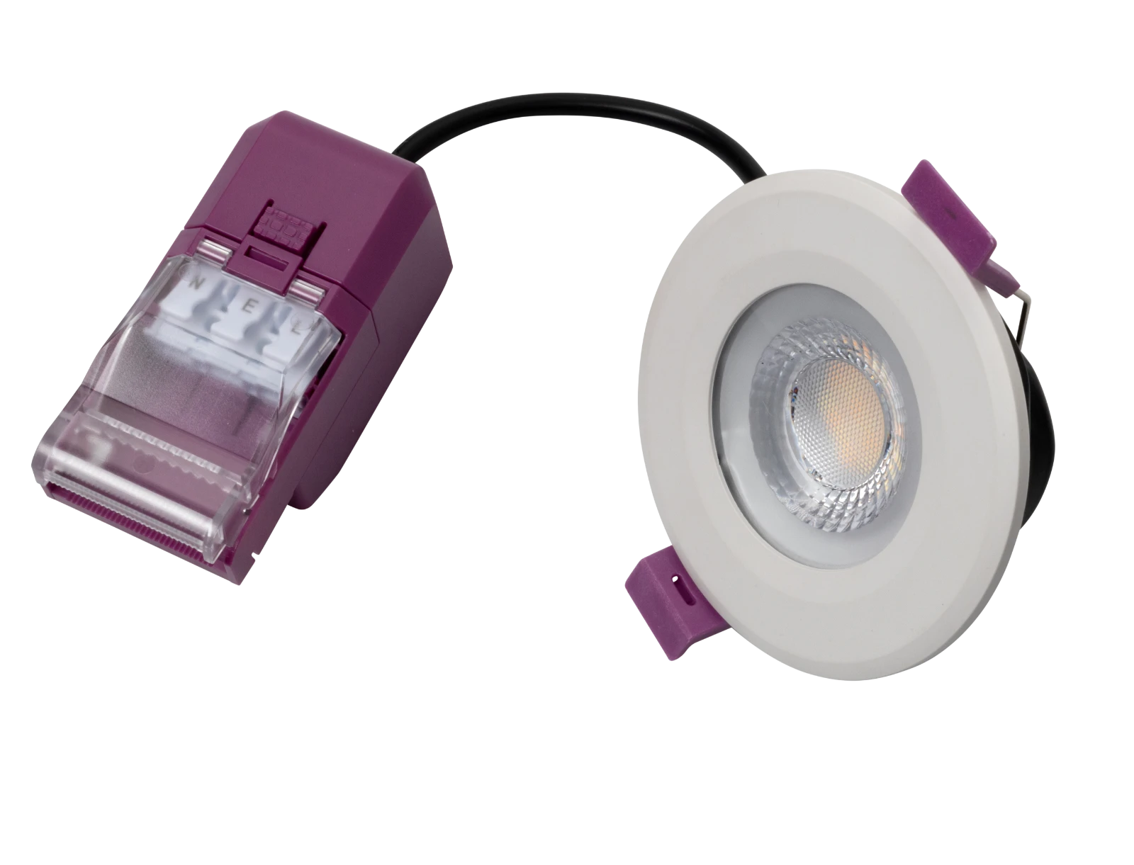 Robus 4/6W CCT4 Dimmable IP65 Fire Rated Downlight w/ 2 Part Connector