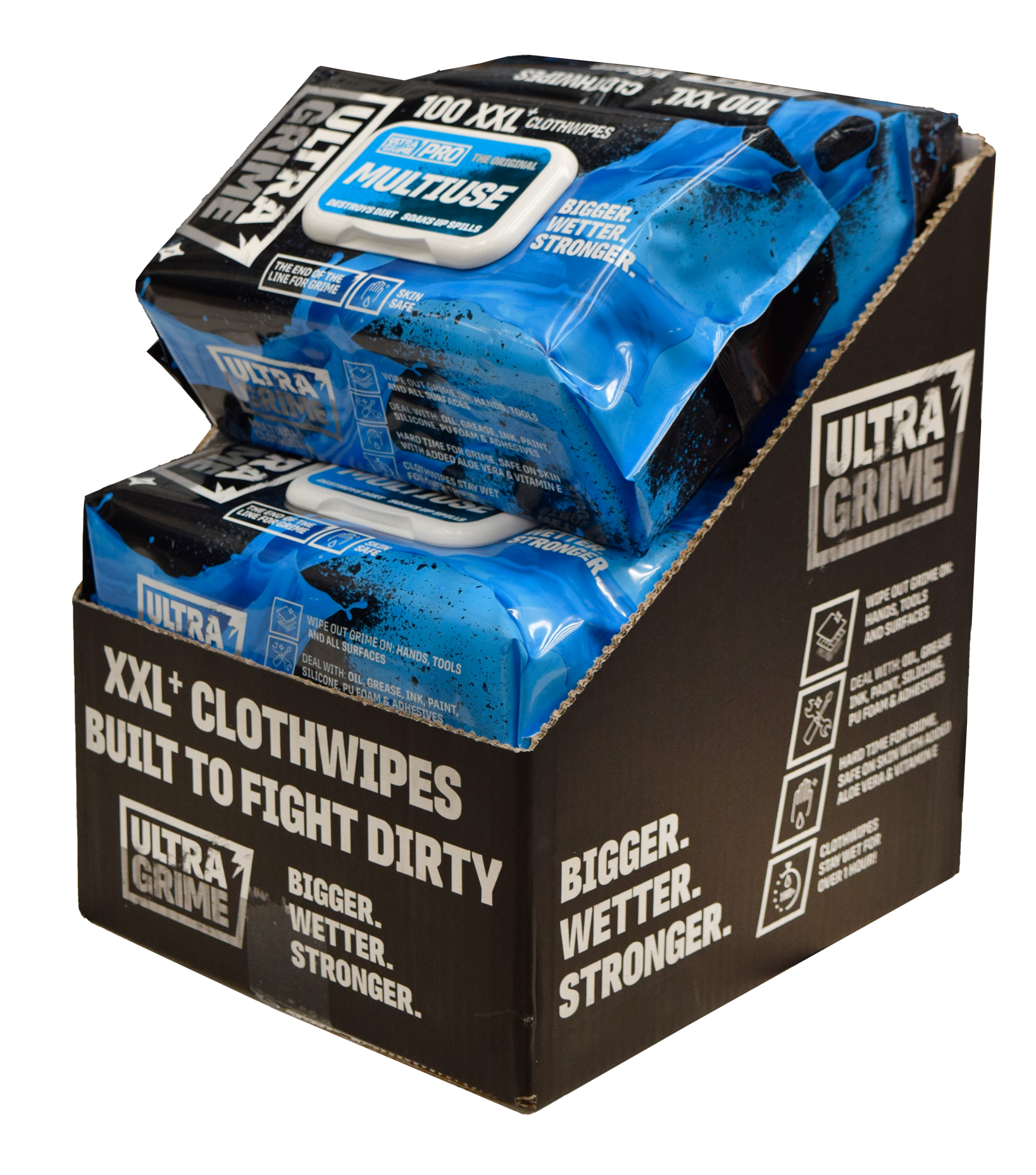 Ultragrime 5900 Multi-use The Original XXL Cloth Wipes (Pack of 100)