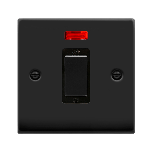 Click Deco Matt Black Wiring Accessories Switches Sockets USB Complete Range