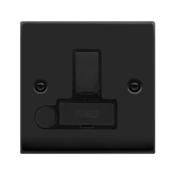 Click Deco Matt Black Wiring Accessories Switches Sockets USB Complete Range