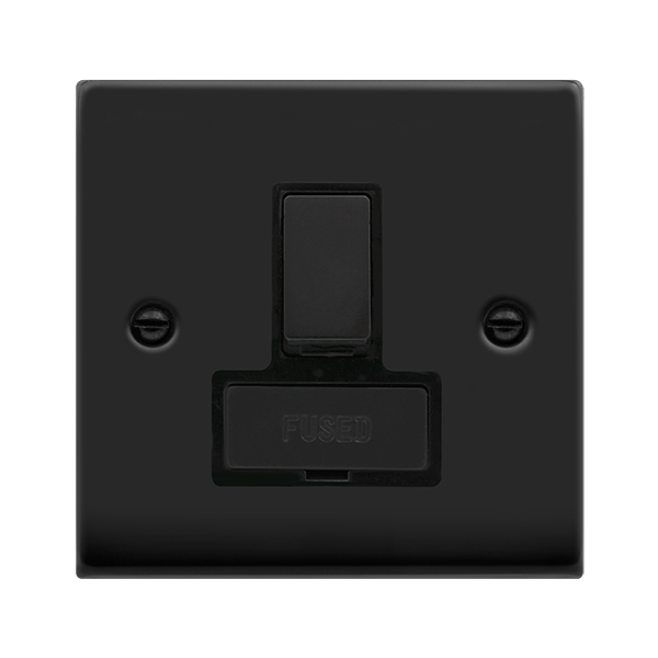 Click Deco Matt Black Wiring Accessories Switches Sockets USB Complete Range