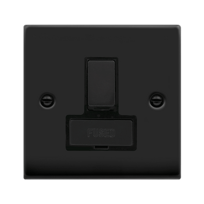 Click Deco Matt Black Wiring Accessories Switches Sockets USB Complete Range