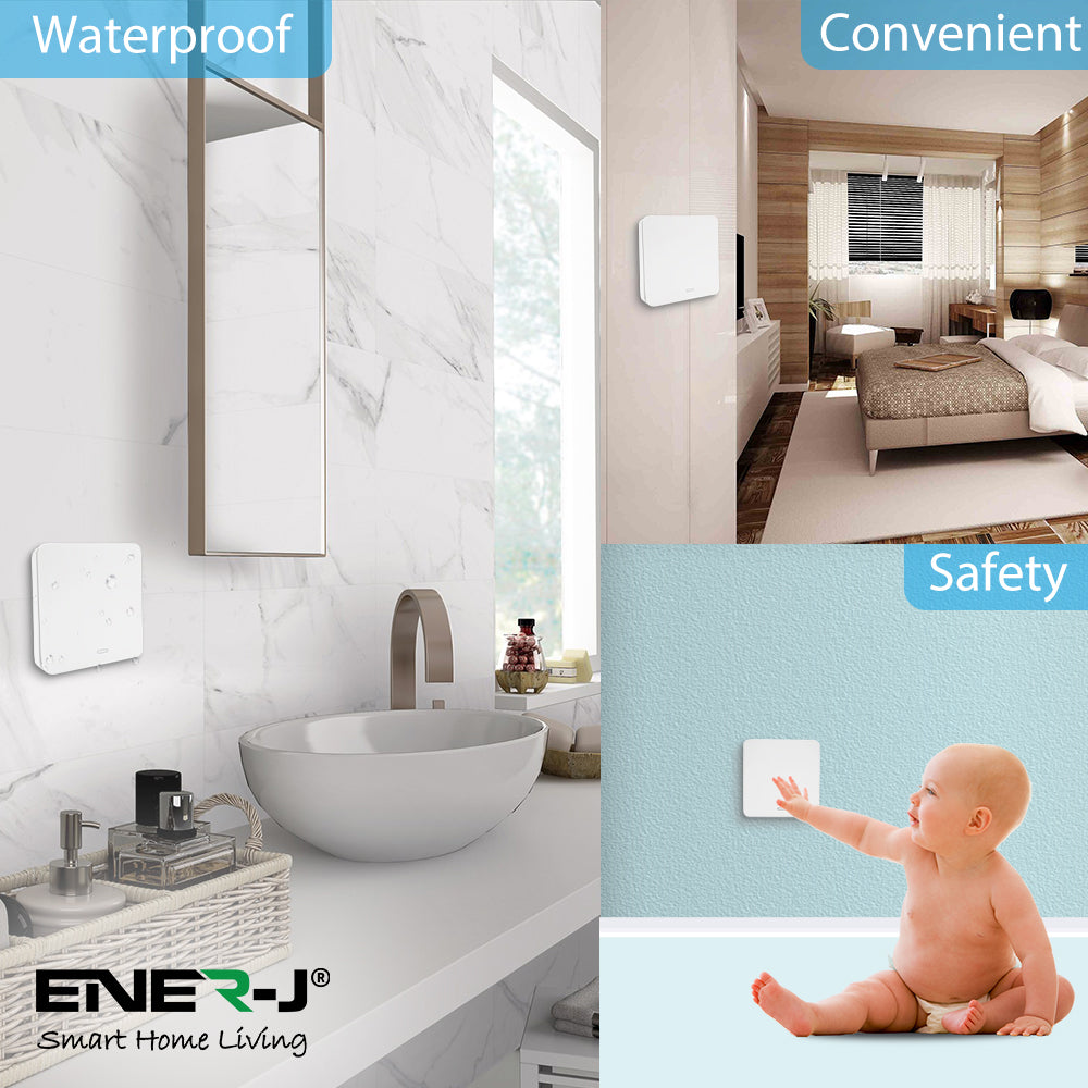 Ener-J WS1060X 1 Gang 500W Wireless Kinetic Switch Kit