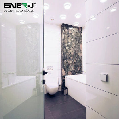 Ener-J WS1061X 1 Gang 100W Wireless Kinetic RF WiFi Dimmable Switch Kit