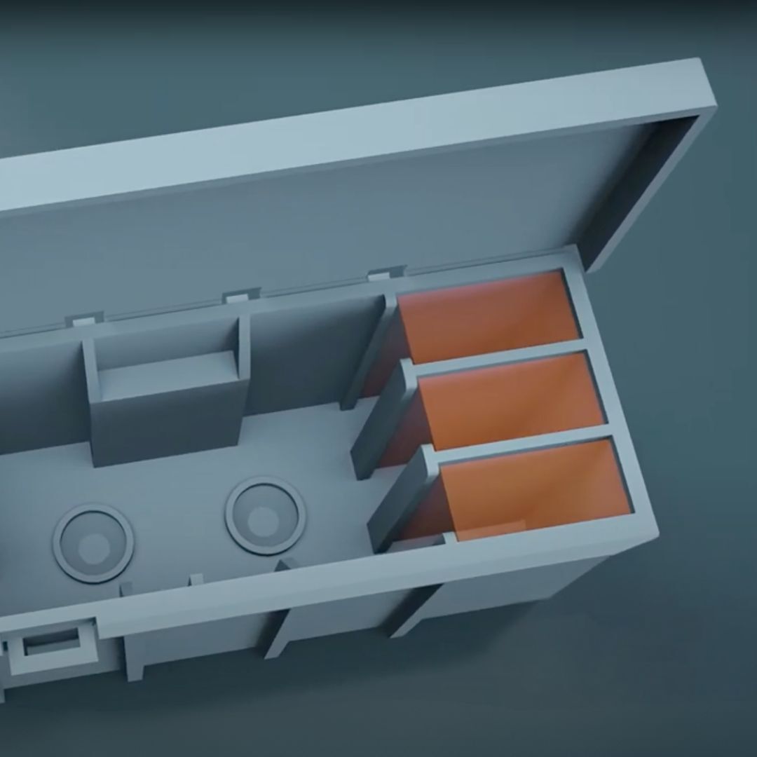Connexbox® 221-4 Junction Box For Wago® 221 and 2773 Connectors