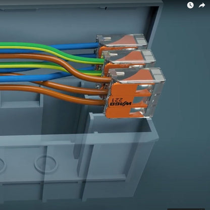 Connexbox® 221-4 Junction Box For Wago® 221 and 2773 Connectors