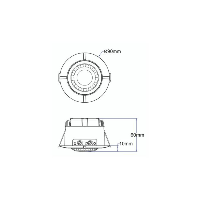 Timeguard SLFM360N PIR Presence Detector (Flush Mount)