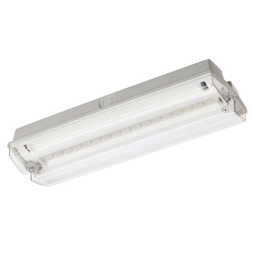 Red Arrow VAN/3 3W 6500k IP66 Emergency LED Bulkhead w/ Legends